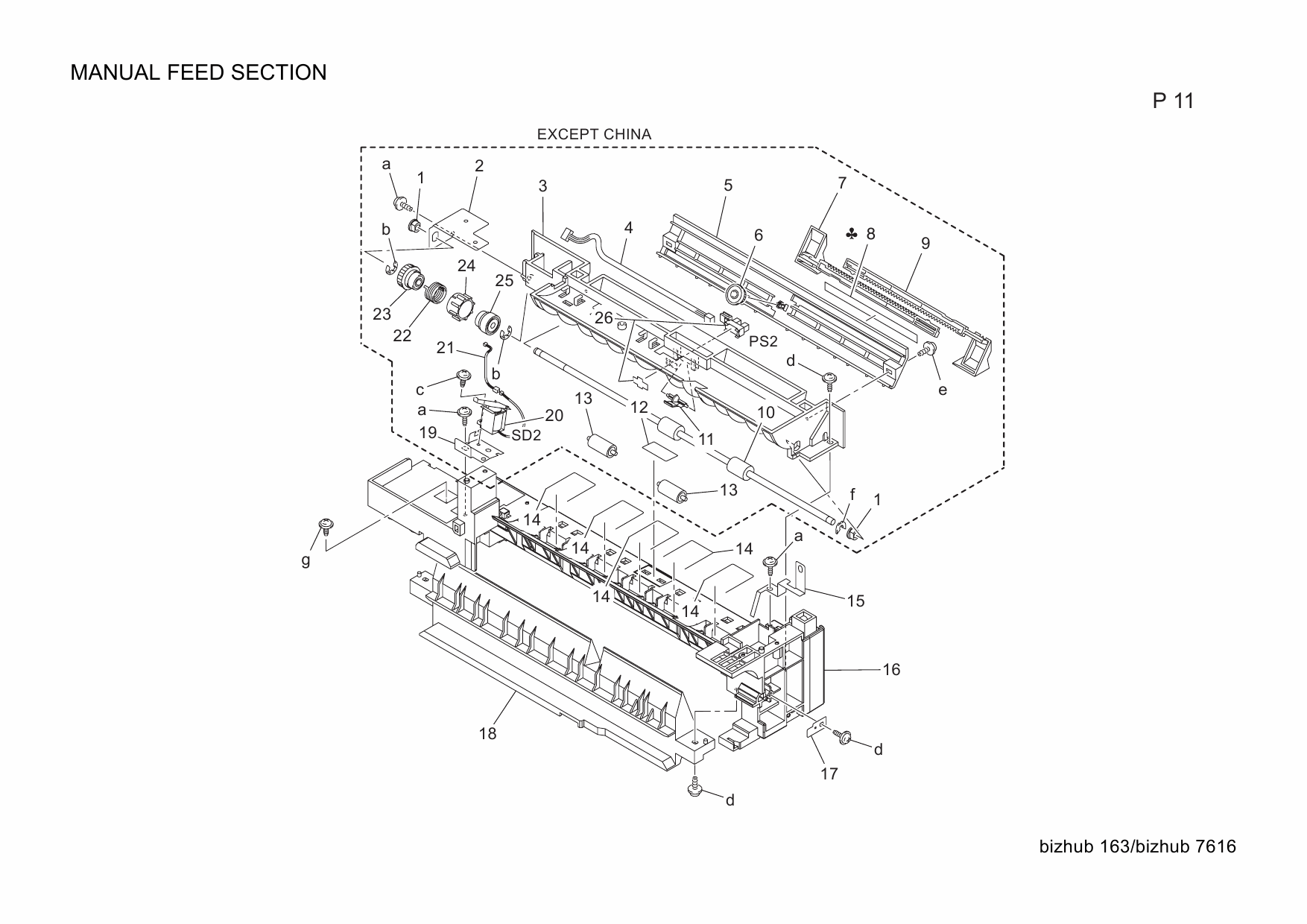 Konica-Minolta bizhub 163 7616 Parts Manual-5